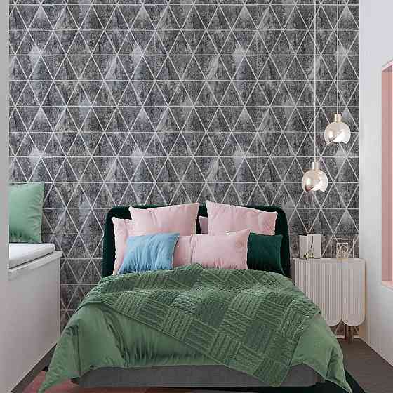 Панель стінова 3D 700х700х4мм Ромби сірі вінтаж SW-00002008 Київ