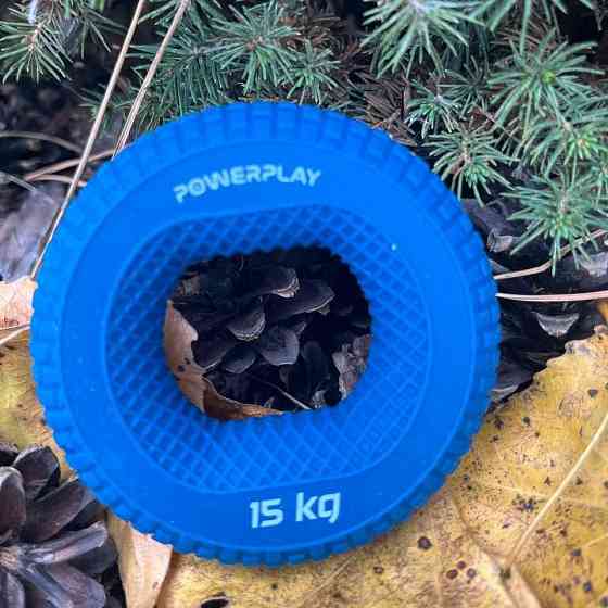 Эспандер кистевой силиконовый PowerPlay PP-4333 Hand Grip Light 15 кг. Синий Киев