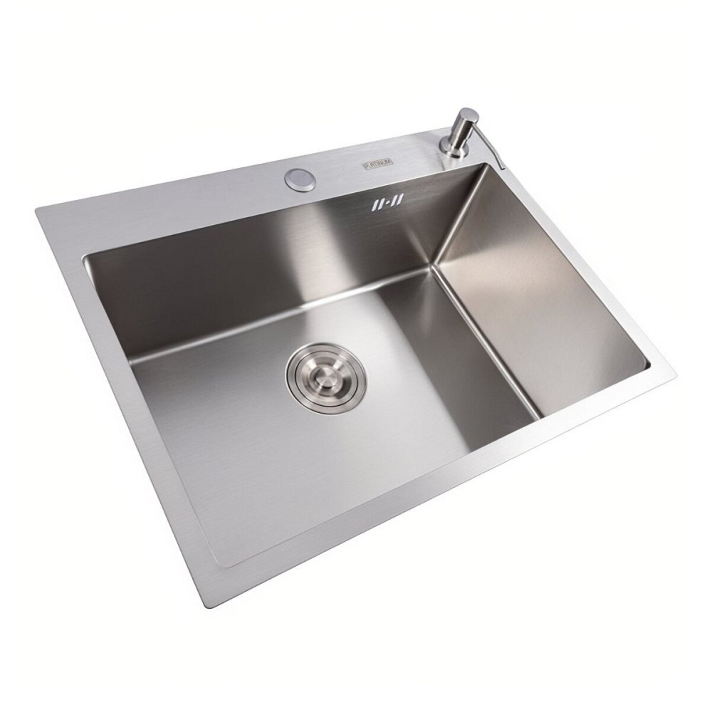 VALESO Кухонна мийка VALESO Handmade 600х450х220 (товщина 3,0/1,5 мм + дозатор в комплекті) Киев - изображение 8