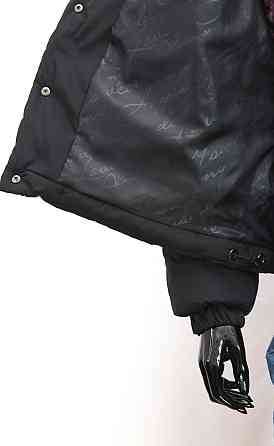 Демисезонная женская куртка з меховым воротним Черный 46 Харьков