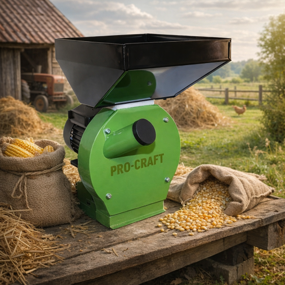 Універсальний подрібнювач кормів Procraft ,Подрібнювач зерна PCM 3000 2.5 кВт 240 кг/год,Дертемолка Львів