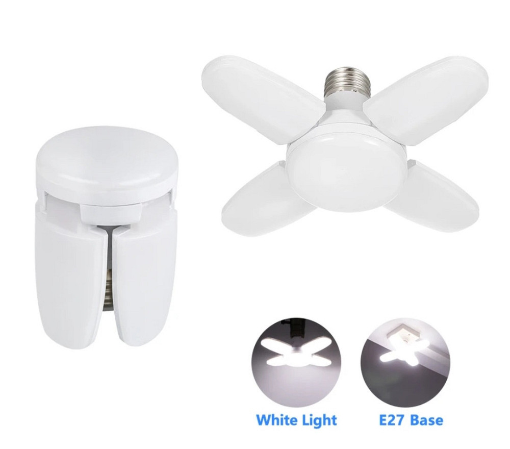 Светодиодная мини лампа Е27 раскладная 28 w холодный 6500к 85-265 v Киев - изображение 6