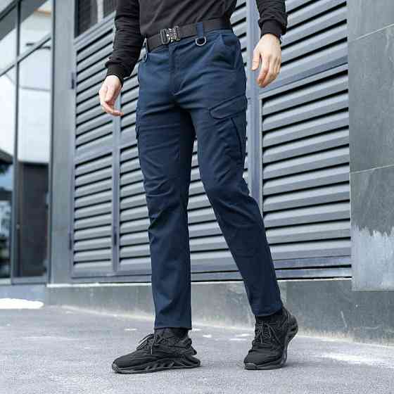 Штани тактичні темно-сині чоловічі S Pobedov Tactical V2 Київ