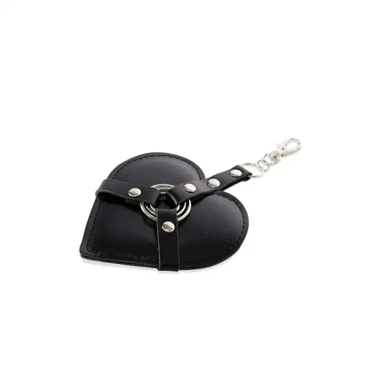 Брелок на карабіні для ключів Art of Heart Angel, Чорний Львов