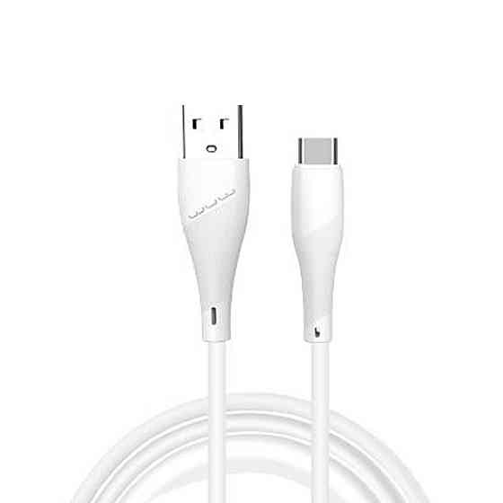 Кабель WUW-X196 USB Type-C 2,4А white (6972573335589) Київ
