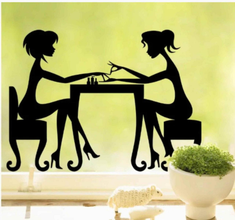 Інтер'єрна наклейка на стіну Манікюр Київ - фото 1