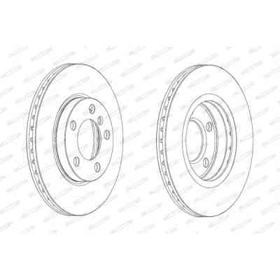 Гальмівний диск FERODO DDF2122C Вінниця