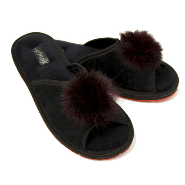 Тапочки для дома женские открытые PaGo 