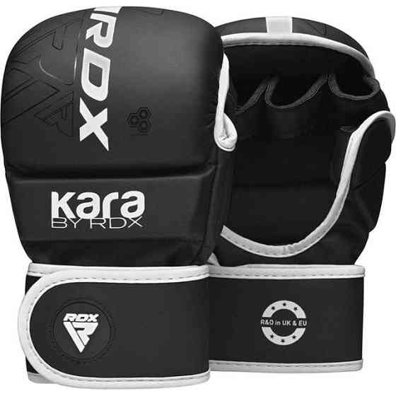 Рукавиці для ММА (Греплінгові рукавички) RDX F6 KARA Matte White L/XL Кам'янське