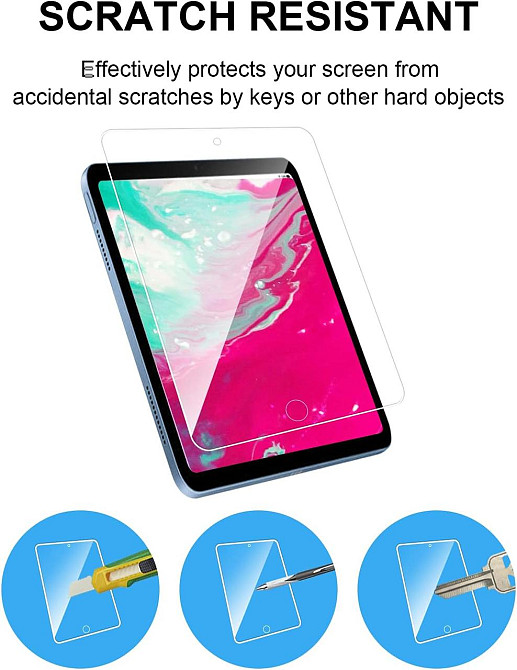 Плівка захисна для iPad 7/8/9 (10.2") Паперова матова Feel Like Paper 3 шт сумісна з Apple Pencil антиблікова PET для малювання Київ - фото 3