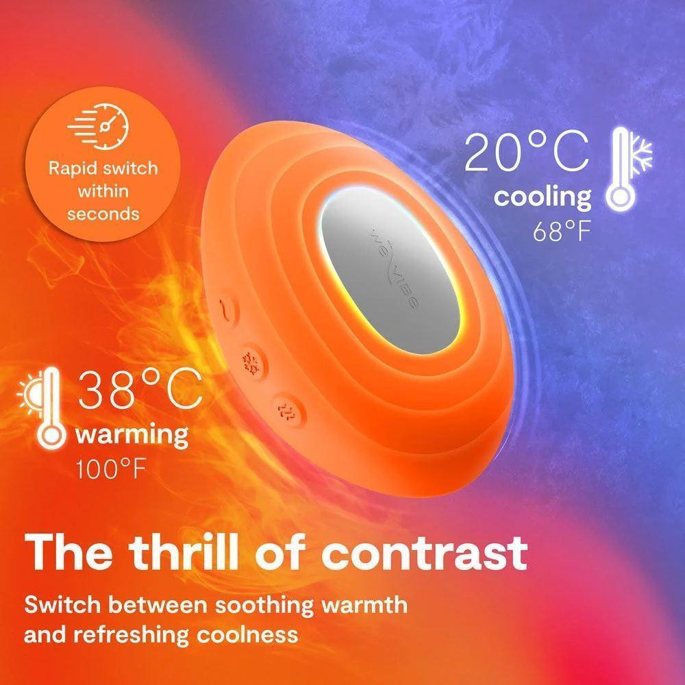 Клиторальный вибратор We-Vibe Temp Tangerine с функцией нагрева и охлаждения, оранжевый Sex Aura Киев - изображение 9