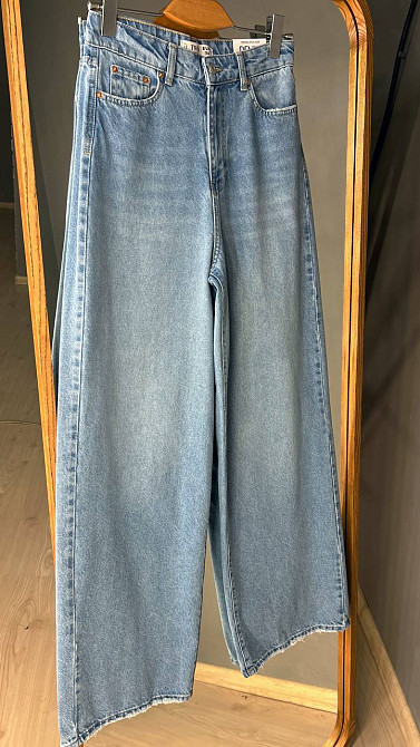 Джинси жіночі Twin 1537-420 Palazzo Wide leg широкі палаццо висока талія блакитні, блакитний, 40, 40, 84 см, 117 см Київ - фото 14