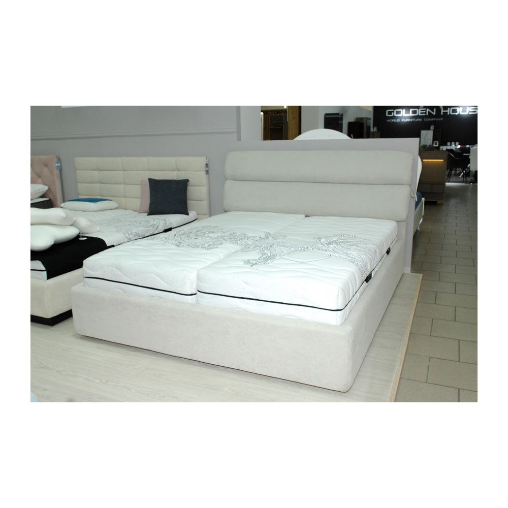 Ліжко AtriaDesign Omega 30 Standart 180x190 світло-сірий Київ - фото 1