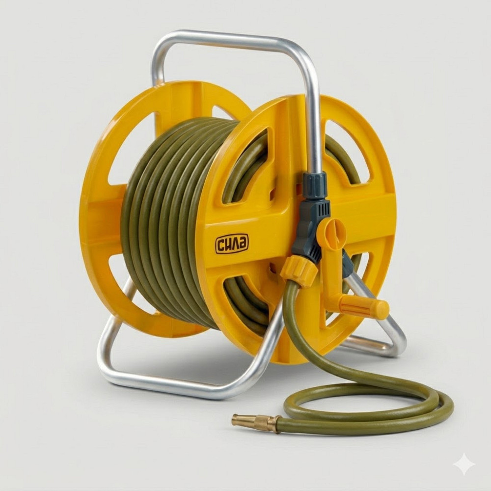 Катушка для шланга 1/2'' 45м СИЛА Киев - изображение 1