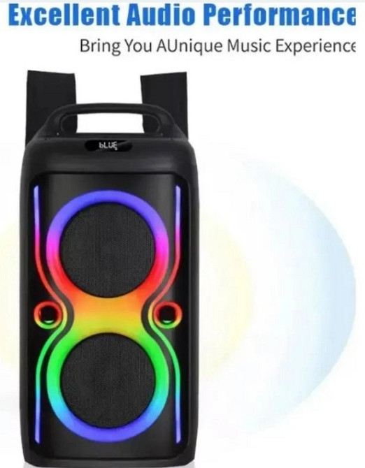 Колонка Bluetooth Portable Party Speaker TTD громкий звук  LED караоке. Киев - изображение 1