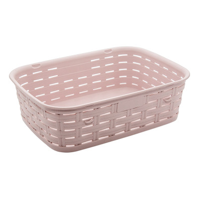Корзина для хранения Irak Plastik под ротанг кремовая 1.75 л (5542) Винница - изображение 1