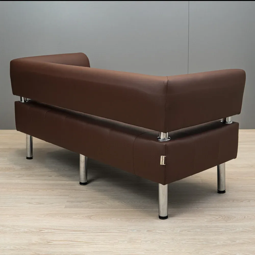 Диван Офіс Комплектація Подвійний Зі Спинкою Та Підлокітниками Оббивка Флай 2231 Дніпро - фото 8