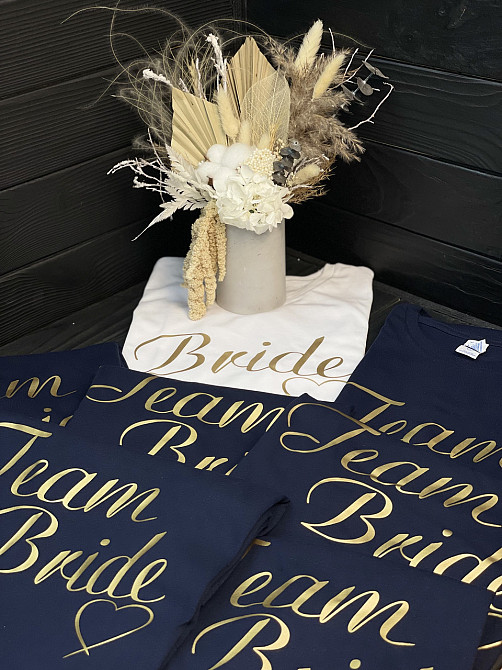 Футболки на дівич вечора- "BRIDE" - "TEAM BRIDE" Чернівці - фото 3
