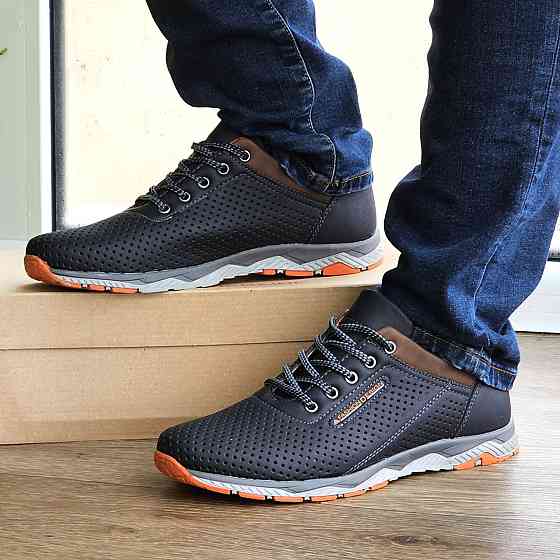 Чоловічі мокасини Літні Чорні Кросівки Сіточка (розміри: 40,41,42,43,44) Відео Огляд — 576-2 Дніпро