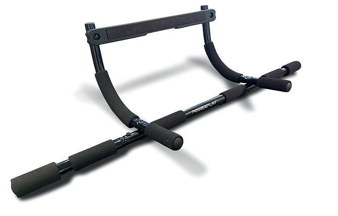 Турнік дверний багатофункціональний PowerPlay 4129 Pull Up Pro Black Каменское - изображение 2