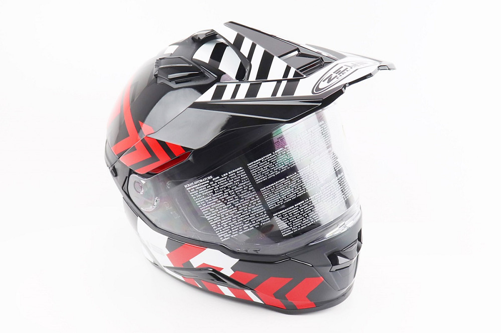 Шолом кросовий/ендуро/АТV SOLID ZS-913 M, ЧОРНИЙ з червоно-білим Киев - изображение 1