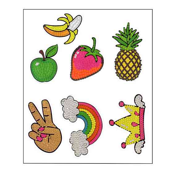 Набір для творчості Алмазна мозаїка "Корона" FG24062201B-3 фігурки-наліпки Вінниця