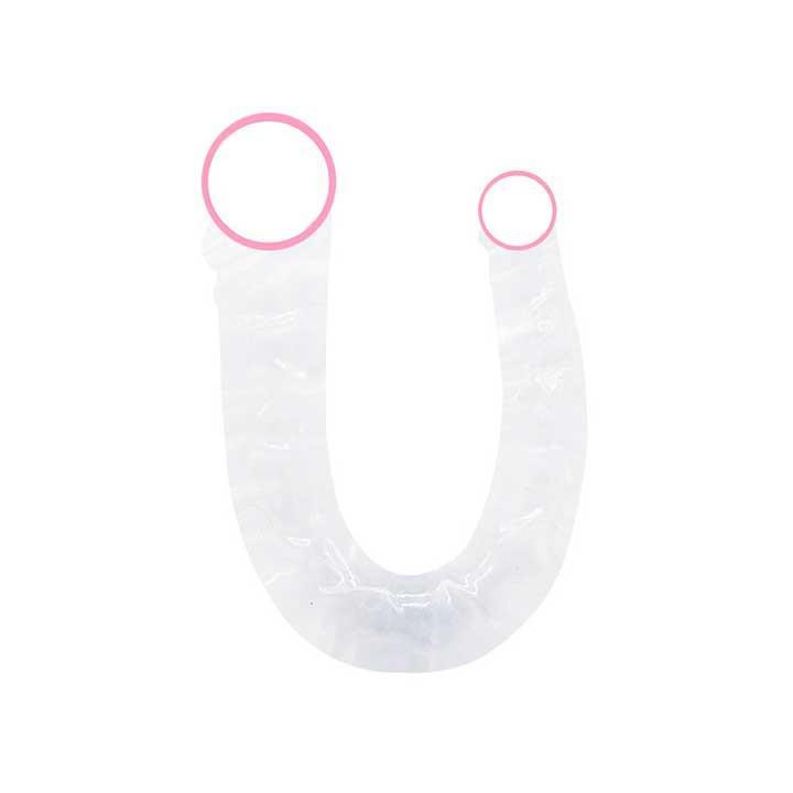 Двосторонній фалоімітатор "Sex Talent Double Dong" - Тілесний Вінниця - фото 4