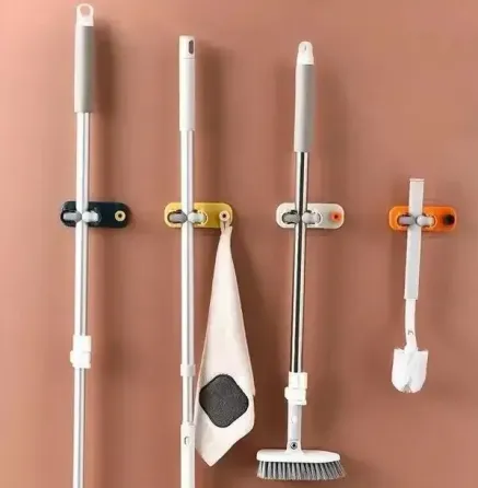 Настенный держатель для швабр регулируемый нескользящий Коломыя