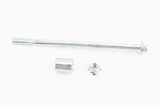 Вісь переднього колеса d10mm; L185mm + втулка, гайка, тип 2 Киев