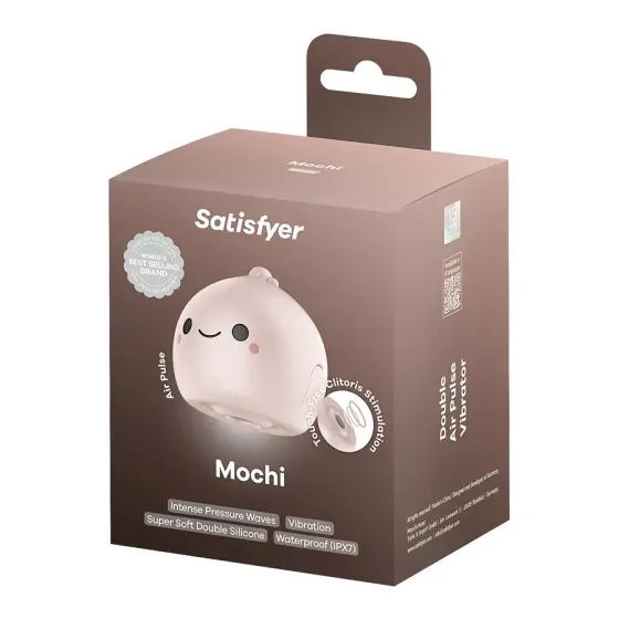 Вакуумний кліторальний стимулятор Satisfyer Mochi Beige Львов
