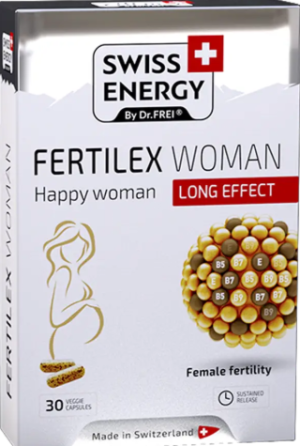 Мультивітаміни для здоров'я жінок Swiss Energy Fertilex Woman 30 капс Київ