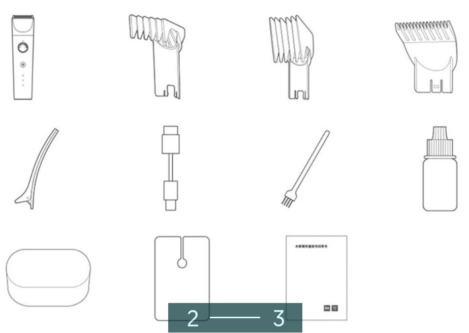 Машинка для Стрижки: Xiaomi Mi Hair Clipper Black. Київ - фото 2
