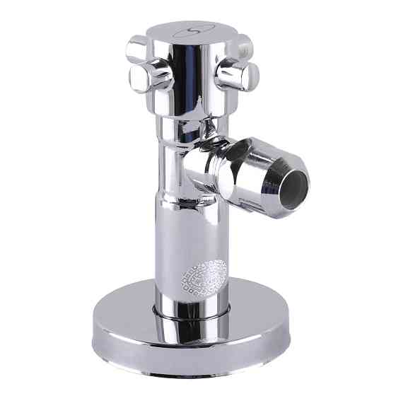 Кран напівобертовий кутовий з цангою SOLOMON 1/2″х 3/8″ Retro 7077 Луцк