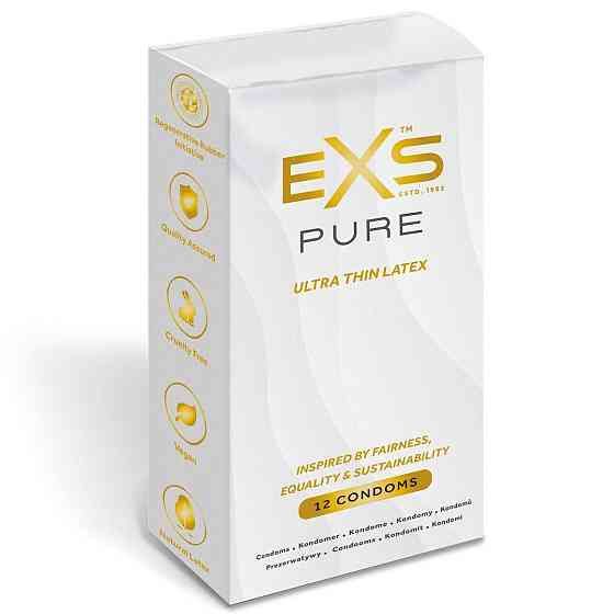 Презервативи - EXS Pure, 12 шт. Sex Aura Київ