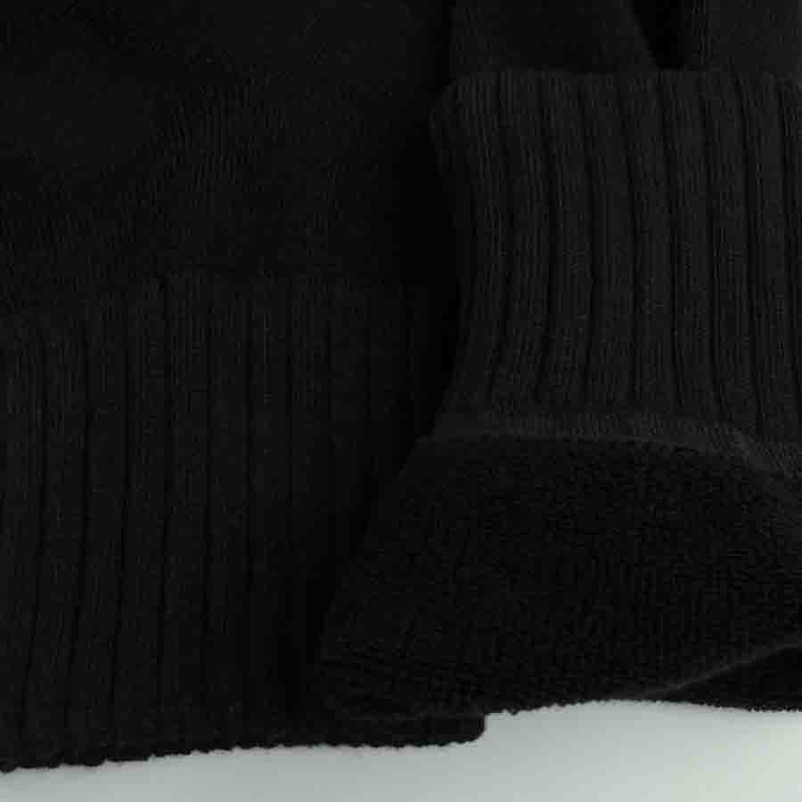 Теплі шкарпетки жіночі класичні з широкою гумкою однотонні GM Textile Високі 36-41 Чорний Суми - фото 4