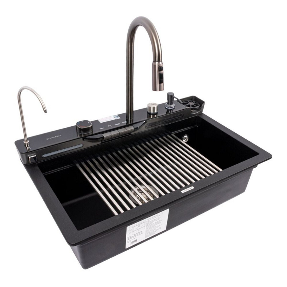 VALESO 7546 EVANORA матова Мийка гранітна VALESO (чорний металік) Коломыя - изображение 1