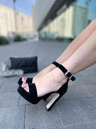 SANTINI Босоніжки жіночі SANTINI 951081-21 чорні (літо, замша натуральна) (3793) 36р.38р.39р. Коломия