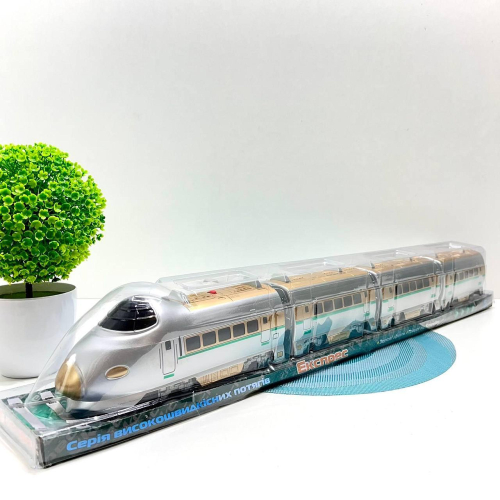 Поїзд швидкісний зі звуком 70см Сірий (M 0335 U/R) Чернигов - изображение 2