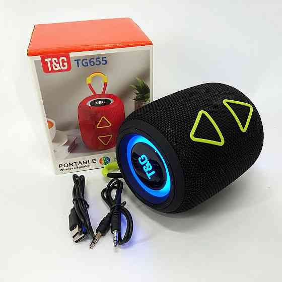 Маленькая колонка для улицы TG655, Bluetooth колонка с функцией радио, Колонки для музыки дома RW-91 Львов
