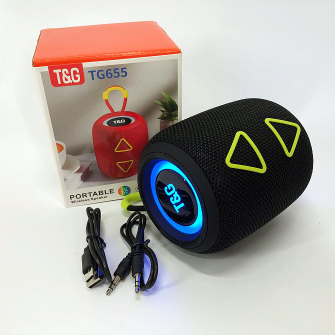 Маленькая колонка для улицы TG655, Bluetooth колонка с функцией радио, Колонки для музыки дома RW-91 Львов - изображение 4