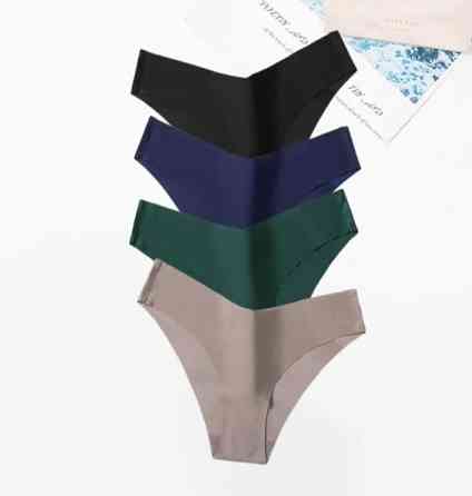 Трусики безшовні жіночі М 46 чорний синій зелений хакі Київ