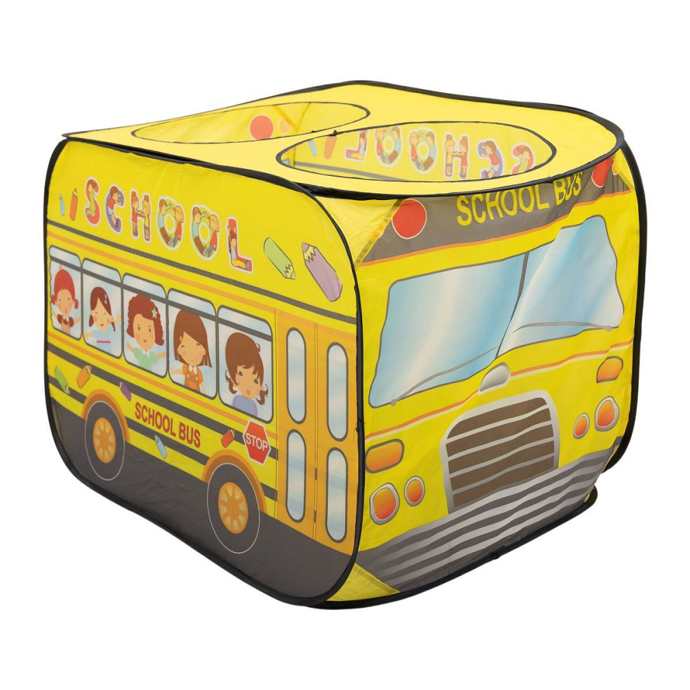 Дитячий ігровий намет «Шкільний автобус» 110×70×66 см намет для дітей Жовтий HP-S-5NDY Коломия - фото 1
