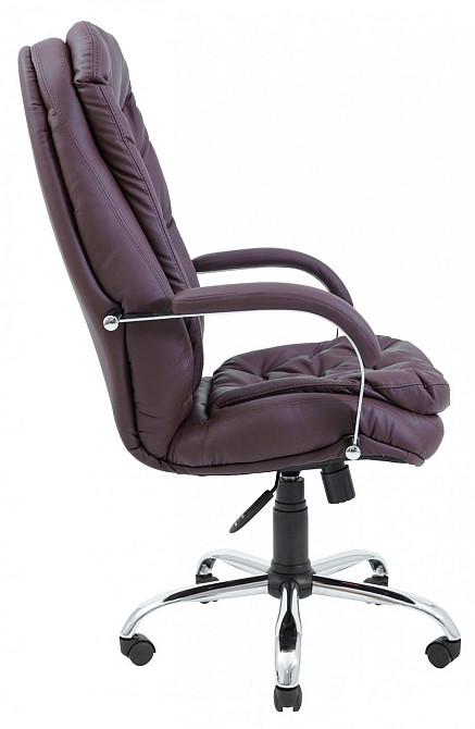 Офисное Кресло Руководителя Richman Venice Fly 2231 Хром М2 AnyFix Коричневый Днепр - изображение 3