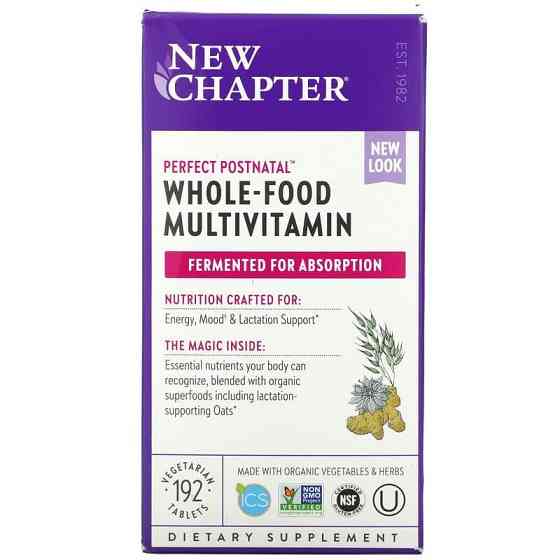 Вітаміни для жінок New Chapter Postnatal MultiVitamin 192 таб Київ