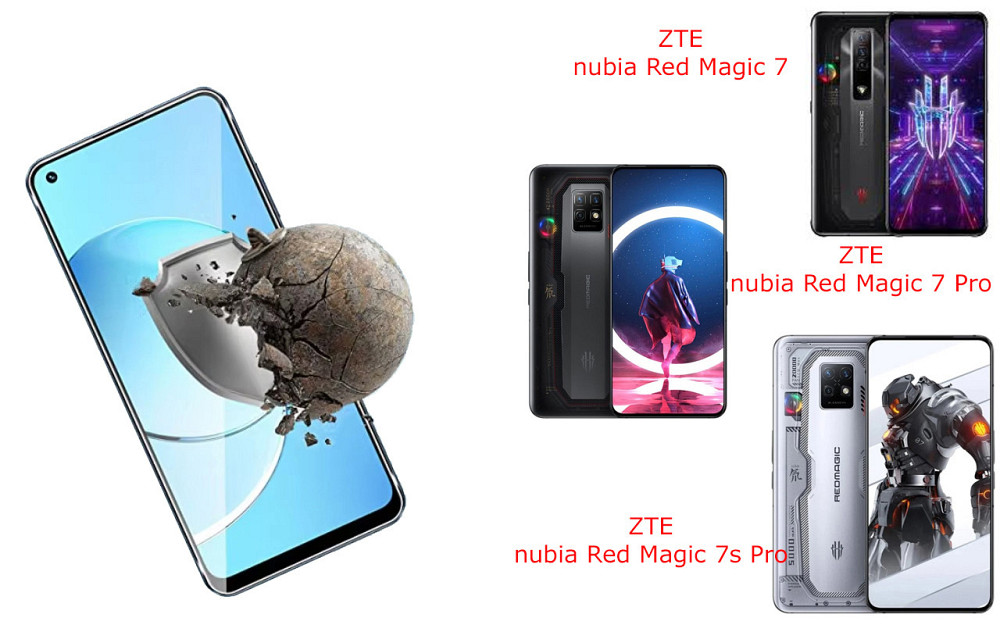 Захисне скло DefenzoGlass для ZTE nubia Red Magic 7, 7 Pro, 7s Pro – подвійна міцність Київ - фото 2