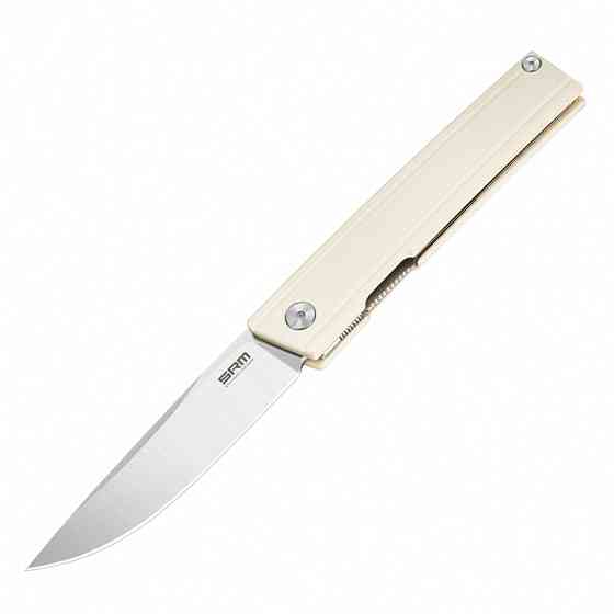 Ніж складаний SRM Gent 401LC-GT, білий Київ