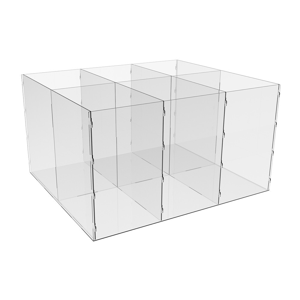 Коробка акриловая EKOSTAR 450х390х250 6 ячеек Киев - изображение 2