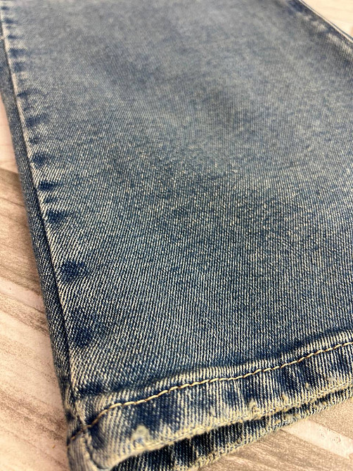 Джинси жіночі Zeo Basic 4741 palazzo jeans висока талія широкі палаццо стрейчеві вінтажні блакитні, блакитний, 40, 40, 82 см, 113 см Київ - фото 14