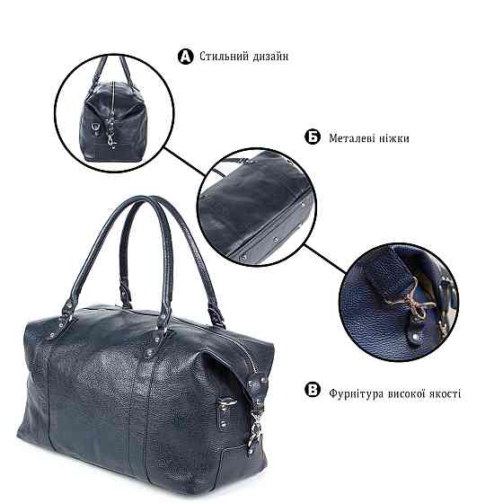 Сумка дорожня SHVIGEL 00888 Синя Київ