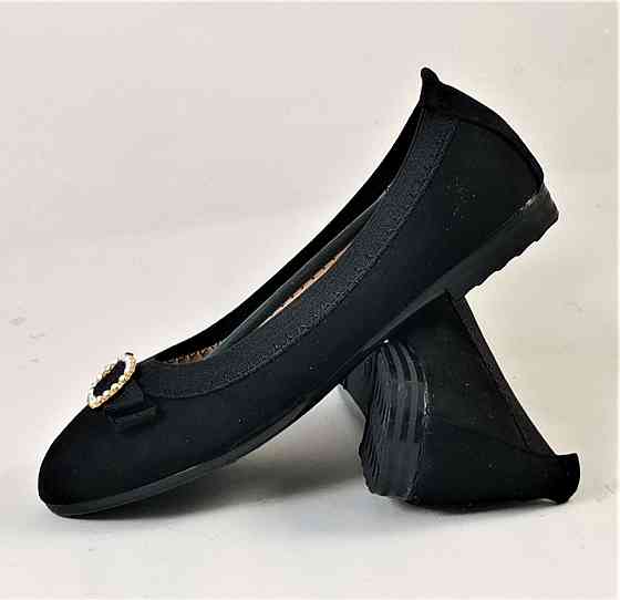 Жіночі Балетки Чорні Мокасини Туфлі Замшевіє (розміри: 36,37,38,39) — 0-2 Дніпро